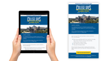 College Days Alumni Offer Email Design